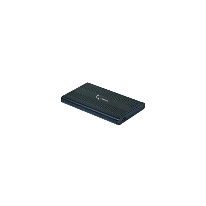 Gembird Housing esterno HD 25 SATA -usb 20 Aluminum - colore nero