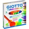 Giotto Turbo Color Pack di 24 Gloads - Fina Point 28 mm- Inchiostro