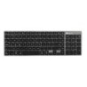 NGS FORTUNE-BT QWERTY ES tastiera Bluetooth Spagnolo Nero Argento