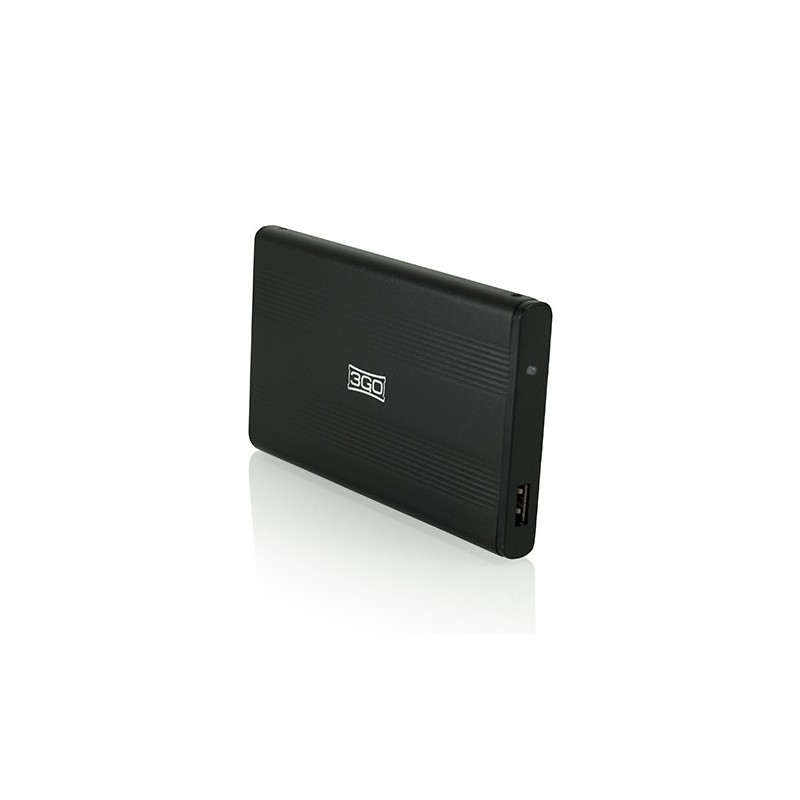 3GO Housing esterno HD 25 SATA -usb - colore nero