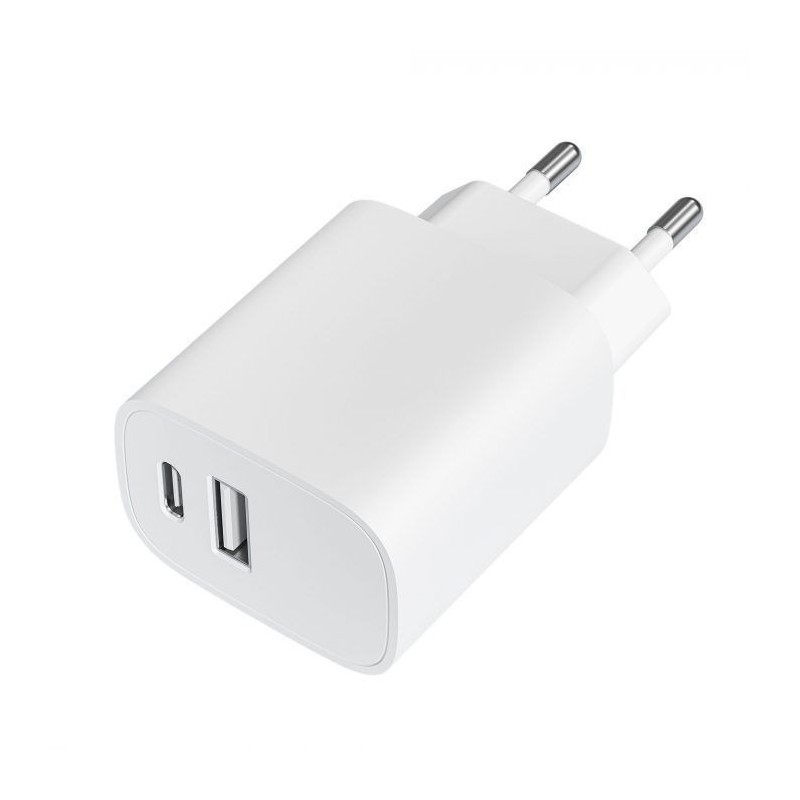 Caricatore universale LeooTec Carico rapido 1xusb-C PD + 1x USB-A 20W