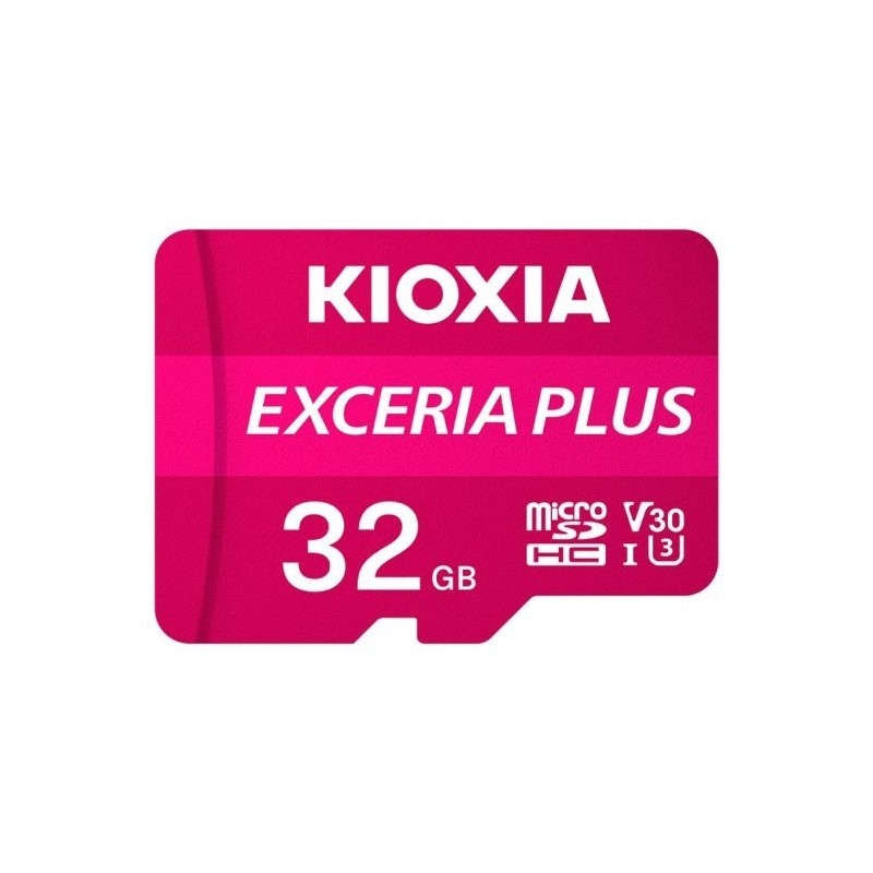 Kioxia Exceria Plus Micro SDHC 32GB UHS-I U3 V30 A1 Classe 10 con ada