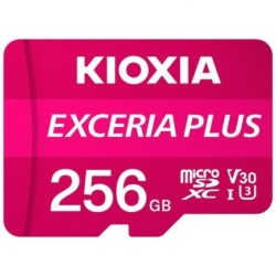 Kioxia Exceria Plus Micro SDXC 256GB UHS-I U3 V30 A1 Classe 10 con ad