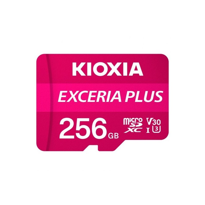 Kioxia Exceria Plus Micro SDXC 256GB UHS-I U3 V30 A1 Classe 10 con ad