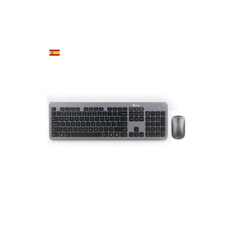 NGS Matrix Kit QWERTY ES tastiera Mouse incluso RF Wireless Spagnol