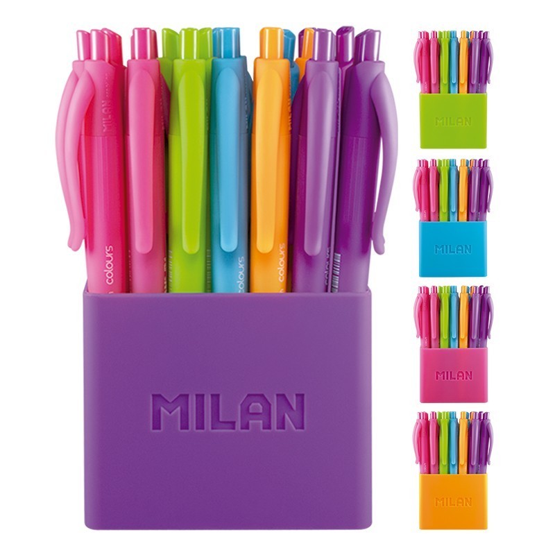 Milan P1 Touch Colours Pack di 24 ciotole a sfera retrattile - punta