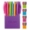 Milan P1 Touch Colours Pack di 24 ciotole a sfera retrattile - punta