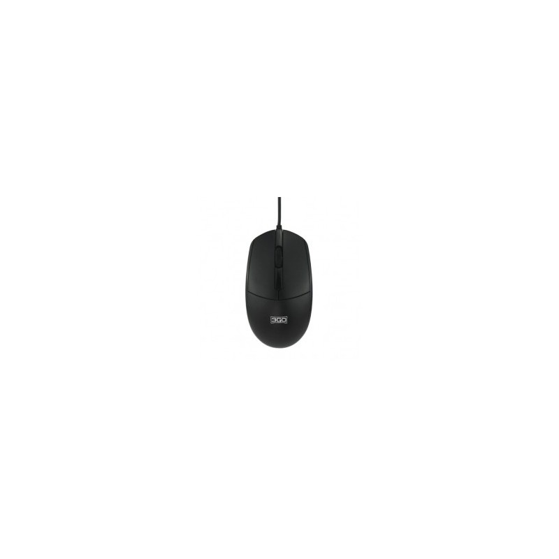 3GO Maus Mouse USB 1000DPI - 3 pulsanti - Ambidestro - Uso nero