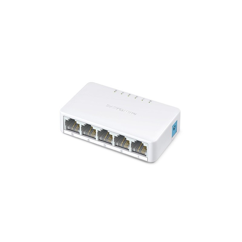 Merusys Switch 5 RJ45 Porte 10/100 Mbps