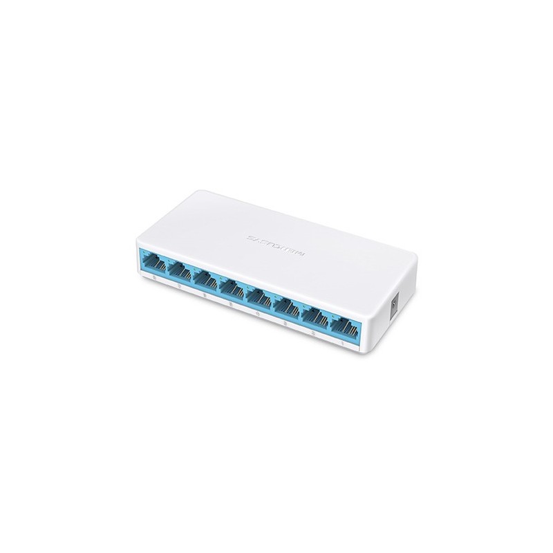 Switch Merusys MS108 8 porte RJ45 10/100 Mbps