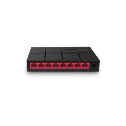 Mercusys Switch 8 Gigobit Ports RJ45 10/100/1000 MBPS - Design compat