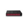 Mercusys Switch 8 Gigobit Ports RJ45 10/100/1000 MBPS - Design compat