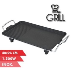 Muvip Electric ASAR Play 1500W - 2 zone Lisa e Grill - Piatto antiden