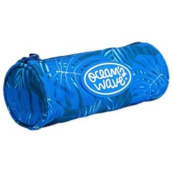 Oceans Wave Round Case - Grande ampiezza - colore blu