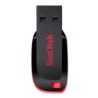 Sandisk Cruzer Blade USB 20 32GB - Ultra Compact - Black/Red Pendri