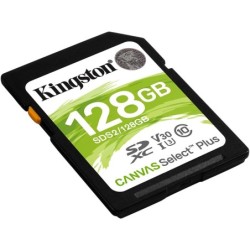 Kingston SDXC 128GB UHS-I Classe 10 100 MB/S Canvas Seleziona Card