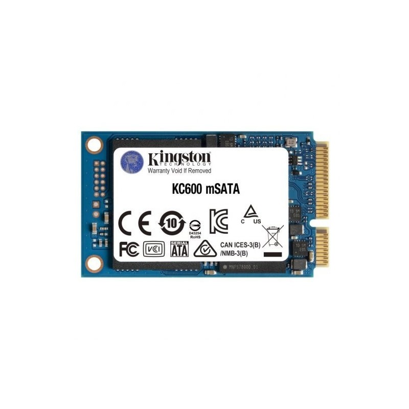 Kingston KC600 SSD SSD 1TB SATA3 MSATA 3D TLC NAND