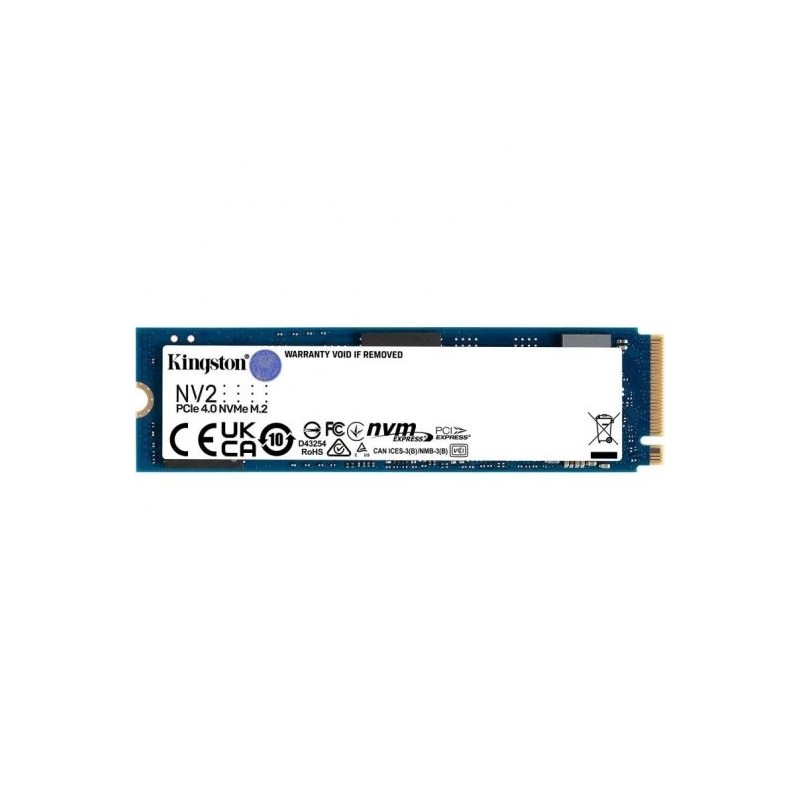 Kingston NV2 Solid Hard Disk SSD M2 2280 500 GB PCIE 40 NVME GEN 4X4