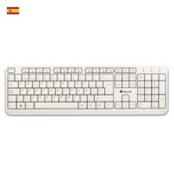 NGS Spike QWERTY ES tastiera USB Spagnolo Bianco