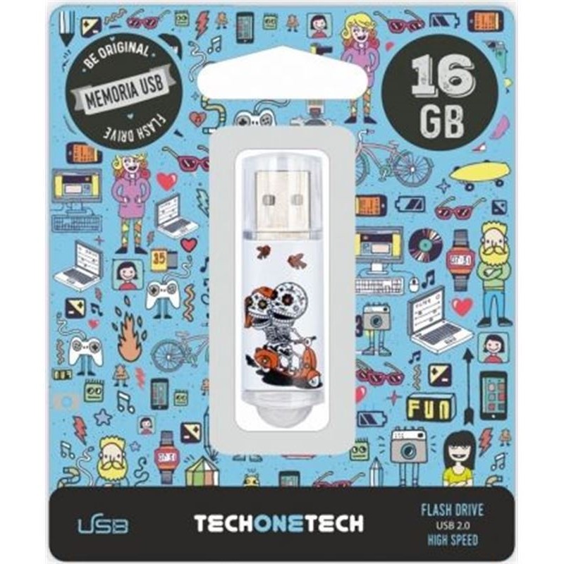 TechOnetech Be Crand Motor Memory USB 20 16GB Pendrive