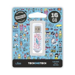 Memoria TechOnetech Music Dream USB 20 16GB Pendrive