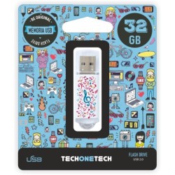 TechOnetech Music Dream USB 20 32GB Pendrive Memoria