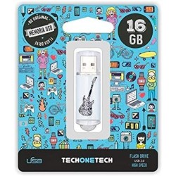 TechOnetech essere originale Crazy Black Guitar USB 20 16GB Pendriv