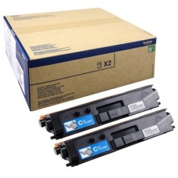 Brother TN-329CTWIN cartuccia toner 2 pz Originale Ciano