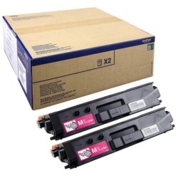 Brother TN-329MTWIN cartuccia toner 2 pz Originale Magenta