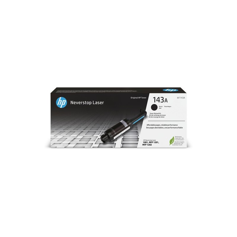 HP Kit ricarica toner nero originale Neverstop 143A