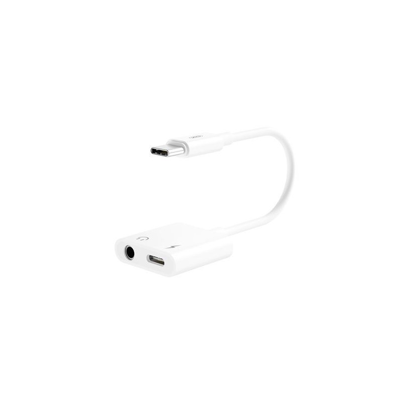 Adattatore XO USB -C a USB -C femmina e mini jack - ammettere il cari