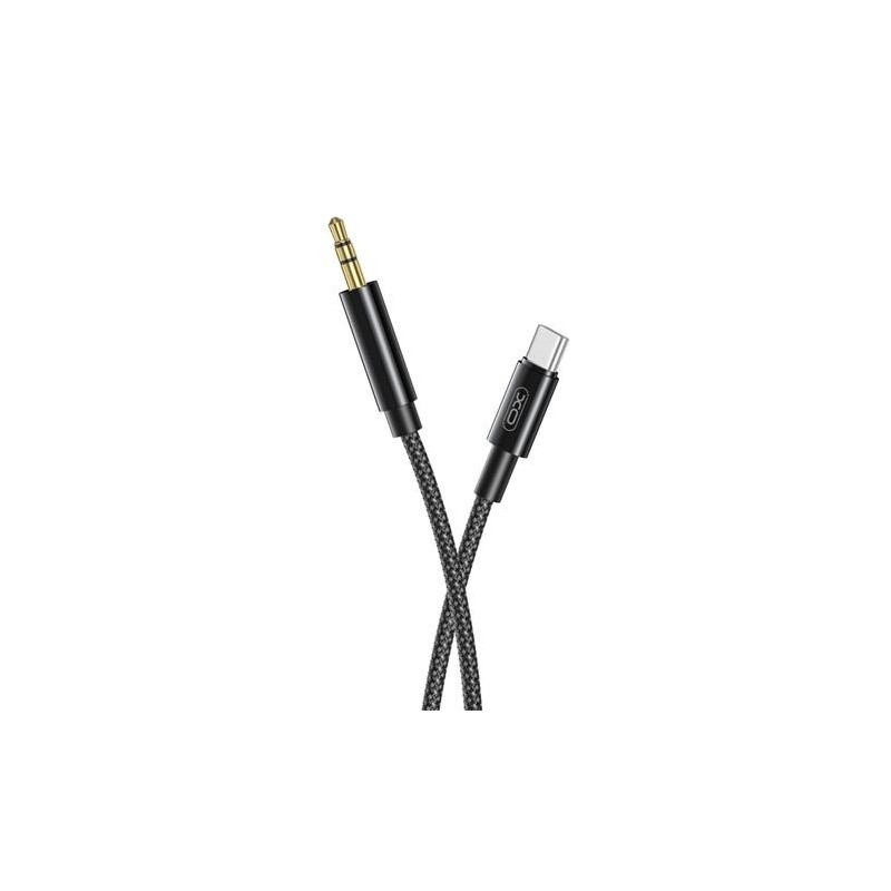 XO USB -C Cavo a treccia mini jack 35 mm maschio - lunghezza 1m