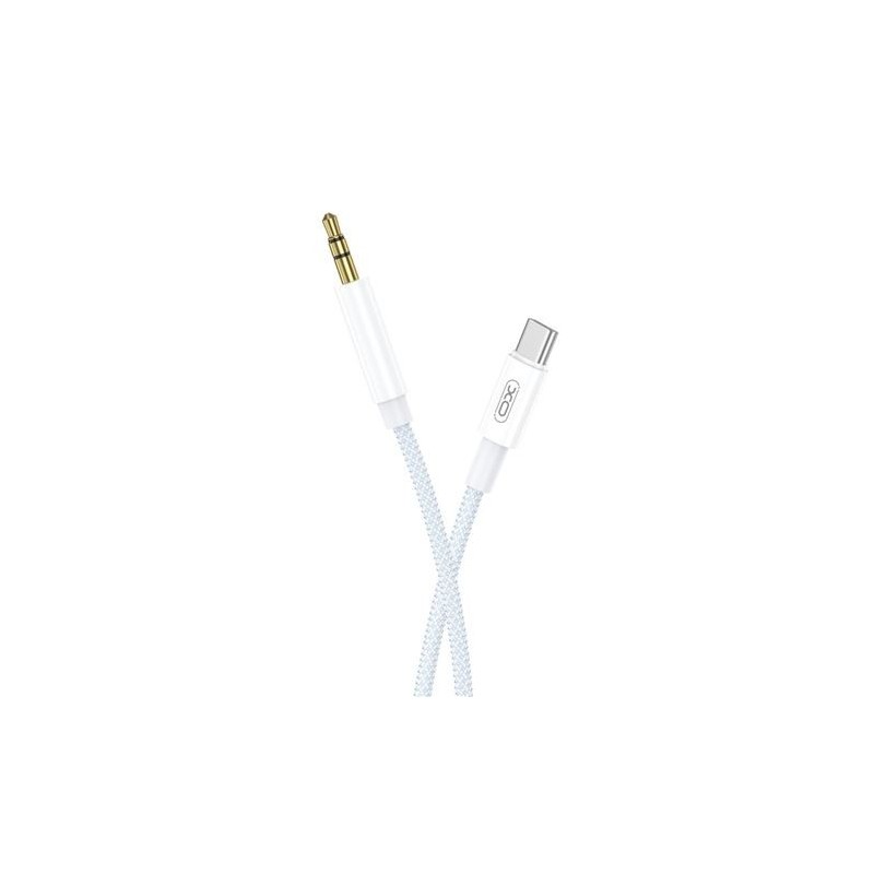 XO USB -C Cavo a treccia mini jack 35 mm maschio - lunghezza 1m