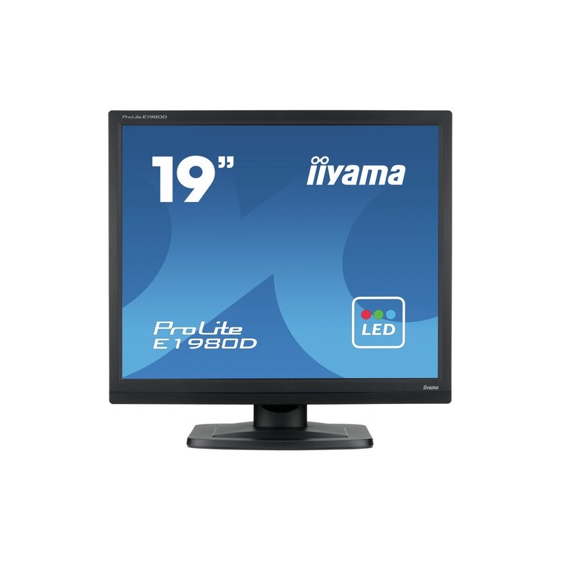 iiyama ProLite E1980D-B1 LED display 483 cm 19" 1280 x 1024 Pixel