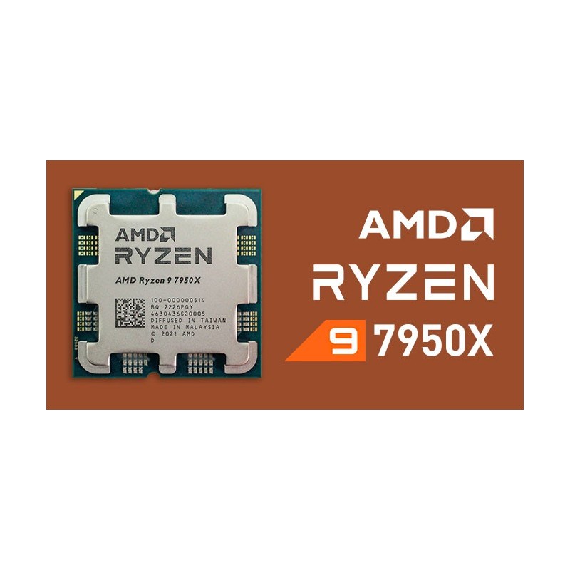 AMD Ryzen 9 7950X processore 45 GHz 64 MB L3 Scatola AMD Ryzen 9 79