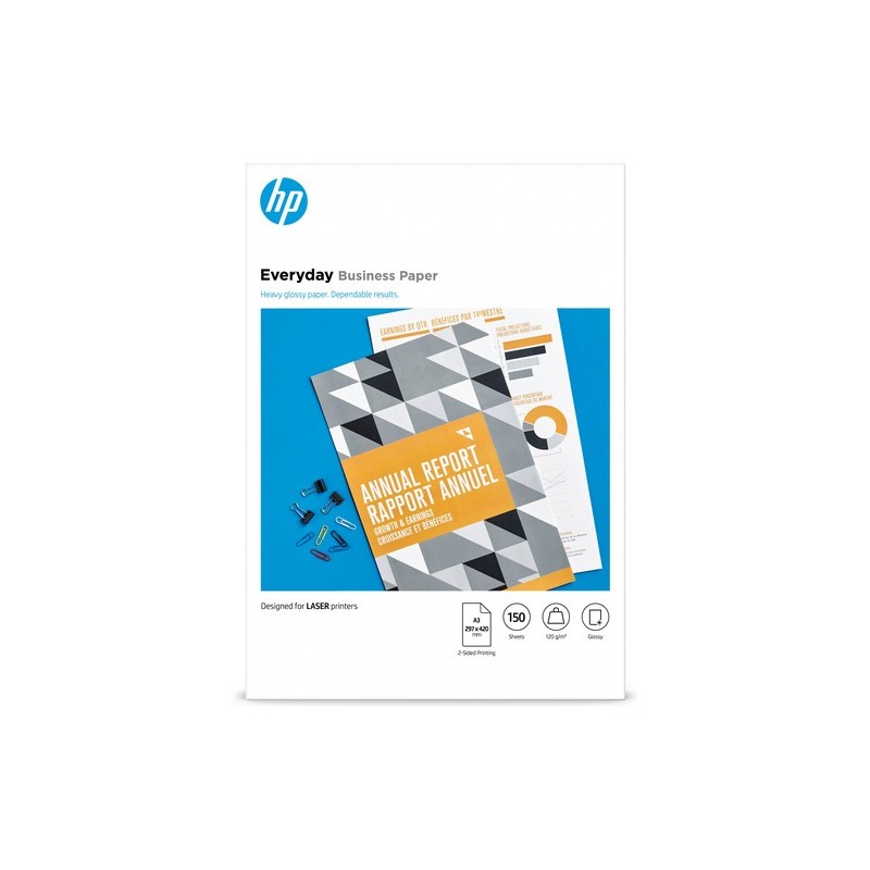 HP Everyday Business Paper Glossy 120 g/m2 A3 297 x 420 mm 150