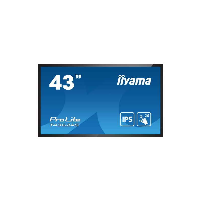 iiyama T4362AS-B1 visualizzatore di messaggi Pannello piatto interatt