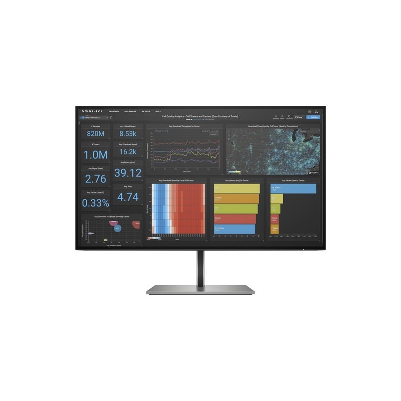 HP Z27q G3 QHD 686 cm 27" 2560 x 1440 Pixel Quad HD LED Argento