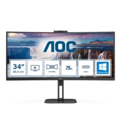 AOC V5 CU34V5CW 864 cm 34" 3440 x 1440 Pixel Wide Quad HD LED Nero