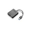 Lenovo Universal USB 30 to VGA/HDMI USB tipo A Nero