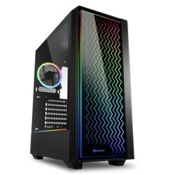 Sharkoon RGB LIT 200 Midi Tower Nero RGB LIT 200 - ATX GEHAEUSE