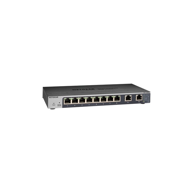 NETGEAR GS110EMX Gestito L2 10G Ethernet 100/1000/10000 Nero