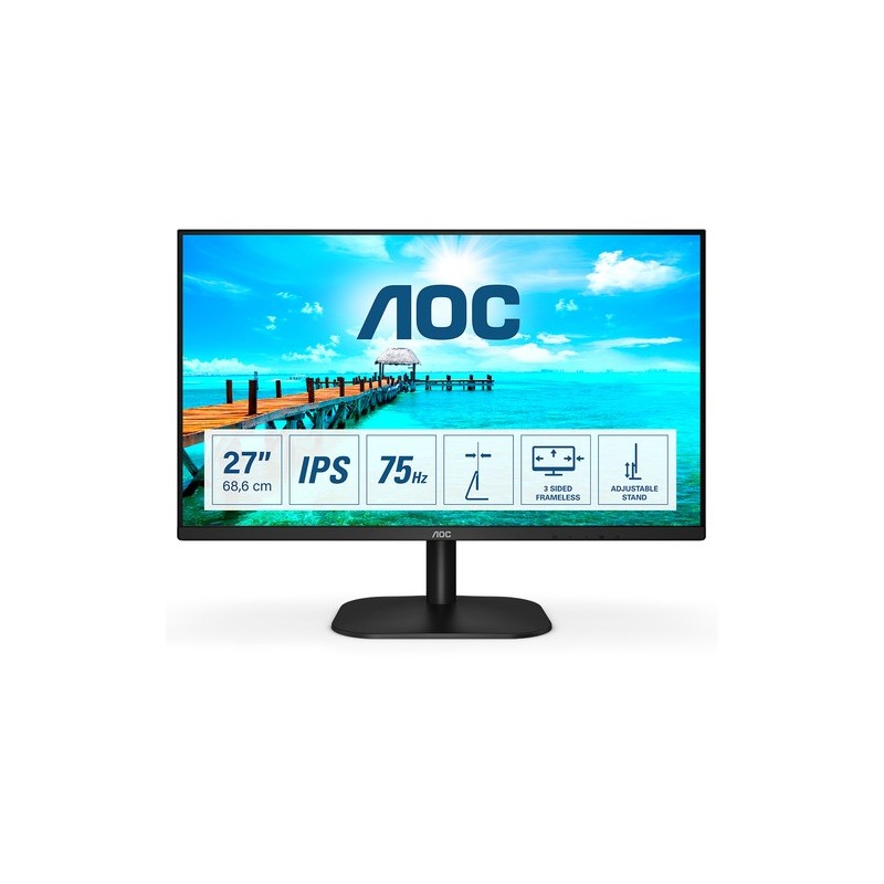 AOC B2 27B2DA LED display 686 cm 27" 1920 x 1080 Pixel Full HD Nero