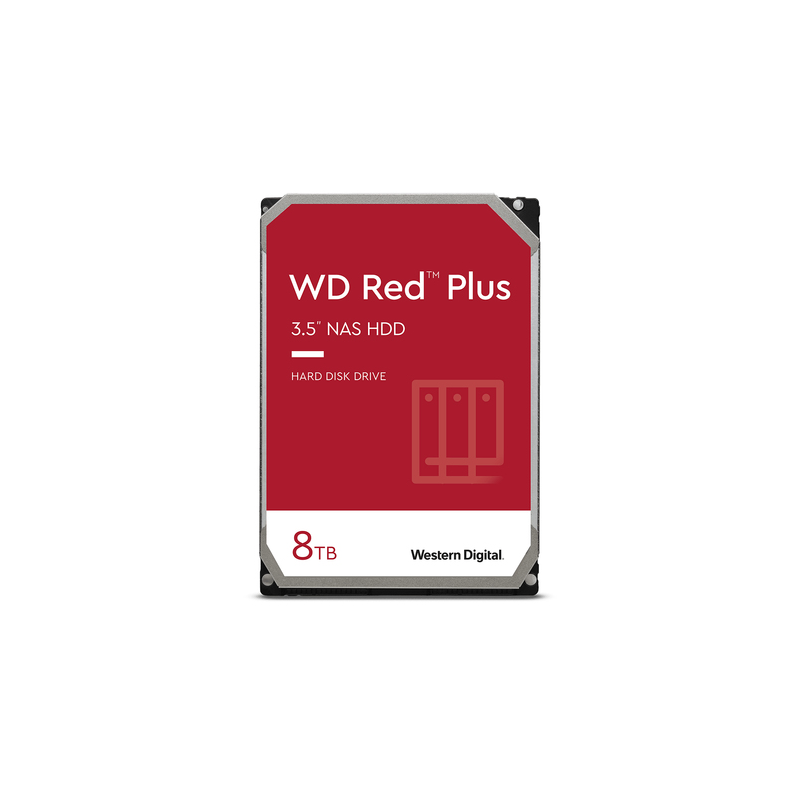 Western Digital Red Plus 35 8000 GB Serial ATA III WD Red PLUS 8TB