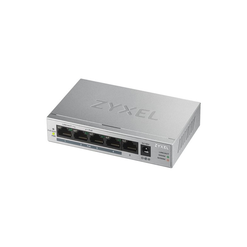 Zyxel GS1005HP Non gestito Gigabit Ethernet 10/100/1000 Supporto Po