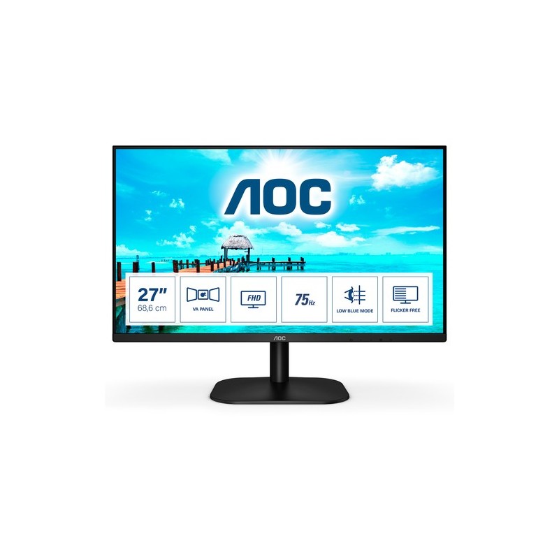 AOC 27B2DM Monitor PC 686 cm 27" 1920 x 1080 Pixel Full HD Nero