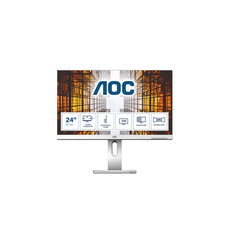 AOC P1 X24P1/GR Monitor PC 61 cm 24" 1920 x 1200 Pixel WUXGA LED Gr