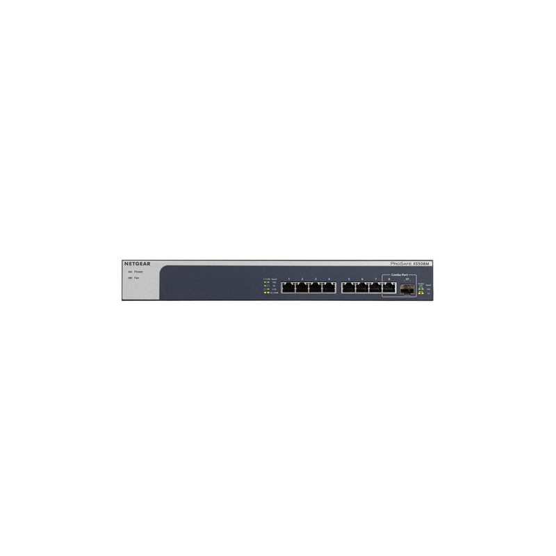 NETGEAR XS508M Non gestito 10G Ethernet 100/1000/10000 Grigio Arge