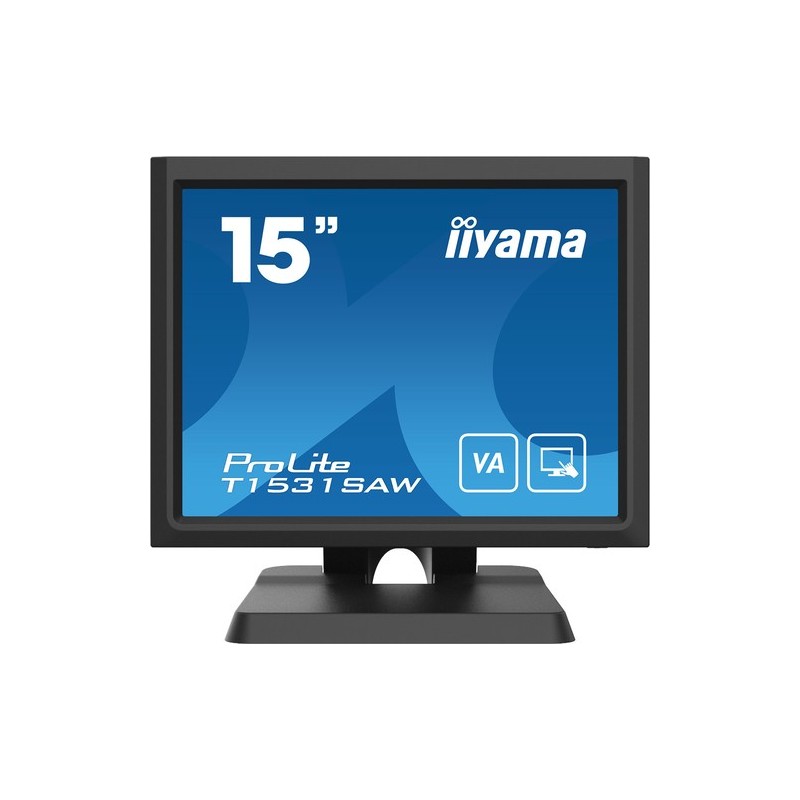 iiyama ProLite T1531SAW-B6 Monitor PC 381 cm 15" 1024 x 768 Pixel