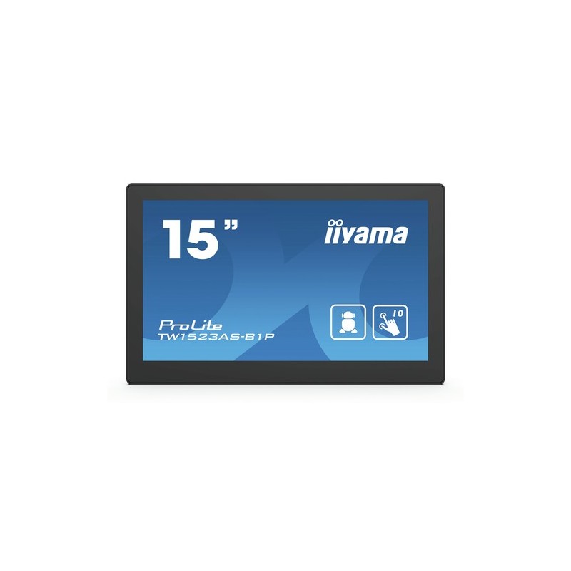 iiyama ProLite TW1523AS-B1P Monitor PC 396 cm 156" 1920 x 1080 Pi